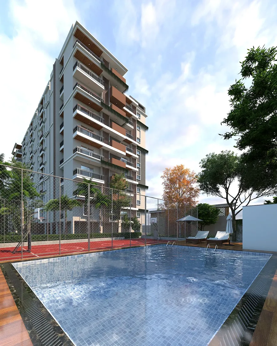 Swimming pool and pool deck at Master Craft™ Avani
